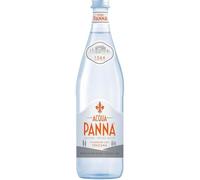 750ml glass bottles Natural Mineral Water by Acqua Panna (Pack of 6)