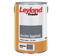 750ml LEYLAND TRADE ACRYLIC EGGSHELL EMULSION BRILLIANT WHITE by Leyland