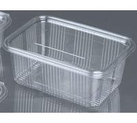 750ml Rectangular Hinged PET Container | 100% Leakproof | Perfect for Salads | Pack of 50