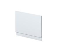Balterley Straight Reversible Bath End Panel & Plinth - 750mm - Satin White Balterley White