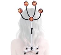 750W 5-Head Infrared Heat Lamp for Hair Adjustable Height Floor Stand Portable Hair Dryer Styling Tool Professional Salon Equipment for Perming Dyeing Styling Processing All Hair Types