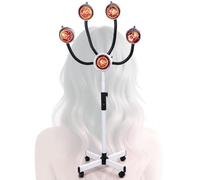 750W 5 Head Infrared Heat Lamp Red Light Portable Floor Hair Dryer Stand Up with Adjustable Height Ideal,Stand Up Color Processor Styling,for Perming Dyeing All Hair Styling Needs