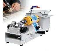 750W Adjustable Speed Lapidary Equipment, GEM Faceting Polishing Machine, Multifunctional Bench Polisher Table Saw for DIY Jewelry Crafts