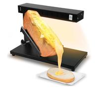 750W Commercial Raclette Cheese Melter for Half Wheel, Adjustable Rack
