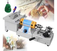 750W Gemstone Cutting and Polishing Machine for DIY Jewelry Making, Perfect for Amber, Jade, Agate, and More
