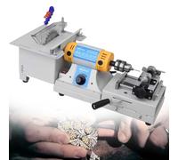 750W Jewelry Buffer Polisher - Bench Lathe Cutting Machine for Gemstone Polishing, Grinding, and Drilling - Ideal for Jewelry Making