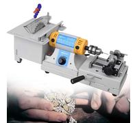 750W Jewelry Polishing Machine - High Efficiency Buffer & Grinder for Jewelry Making, Gemstone Polishing, and Metal Grinding