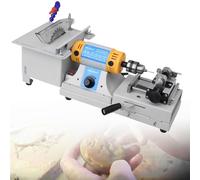 750w Jewelry Polishing Machine,Rock Jewelry Buffer Polisher,Bench Lathe Cutting Machine,Multifunctional Table Grinder for Jewelry Making,Grinding Polishing Drilling,220V
