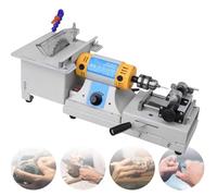 750w Jewelry Rock Polishing Buffer Bench Lathe, Polisher Machine Tool Kits, 3-in-1 Multifunction Grinder, Jewelry Lapidary Saw,Jade-Set