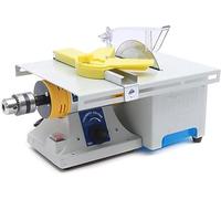 750W Table Gemstone Polishing Grinder Mini Table Stone Saw Equipment Table Lathe Polisher 0-10,000RPM(Size:220v)