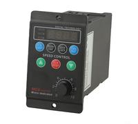 750W VFD Variable Frequency Drive AC220V 1-Phase Input to 3-Phase Output Motor Controller with Digital Display | Overcurrent Protection | 0-100Hz V/F Control