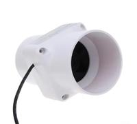 75100mm Inline Duct Fan 12V with Strong Airflow and Quiet Operation for Air Exhaust in Bathrooms, Workshops, and Greenhouses (4inch 100mm)