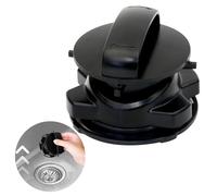 75257 Magnetic Stopper and Natural Loofah Sponge for InSinkErator Garbage Disposal,Turn Your Cover Control Disposer On and Off Parts,Replaces 75052, 74094, 74052, 74275,Black
