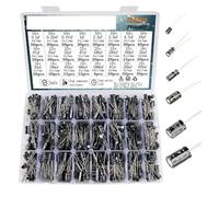 753pcs Aluminum Electrolytic Capacitor Assortment Kit 24values 10v 16v 25v 50v 0.1uf 1uf 2.2uf 33uf 47uf 220uf 470uf 680uf BIANMTSW