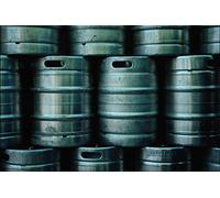 754056 Geometric Beer Barrels Czech Republic A4 Photo Poster Print 10x8