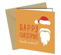 #757 CHRISTMAS CARD Fanta Pubes GREETING GINGER Rude Funny Joke Humour Cheeky 6x6" Inch