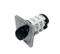 75A Cam Switch Silver 0-3 Position 3 Poles Level Rotary Changeover Switches 12 Terminals YMZ12-75/3