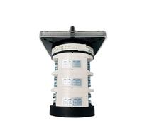 75A Cam Switch Silver Contact 0-3 Position 3 Poles Level Rotary Changeover Switches 12 Terminals YMZ12-75/3 1Pcs