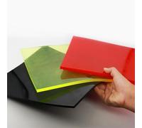 75A Polyurethane Elastic Rubber Sheet 2/3/4/5/6/8/10mm Black Red PU Damping Cushion Plate Plastic Board Oil Abrasion Resistance (Color : Black, Size : 100X200MM_2MM)