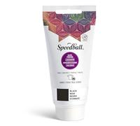Speedball Fabric Block Printing Ink 75cc (2.5 oz) Oil-based No Heat Set Bold Opaque Black