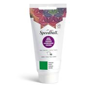 Speedball 75cc 2.5 oz Fabric Block Printing Ink Green, Oil-Based Printing Ink, Bold Opaque Colour, Bag, Clothes Printing, No Heat Set, Creative Printing, Home, Art Studio, Ink For Starter Kit