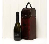 75cl Di Maria Prosecco Wine Gift in a Keepsake Wooden Replica Antique Style Chest - Ideas for Christmas, Mum, Valentines, Mothers Day, Birthday, Anniversary, Business, Corporate, Congratulations