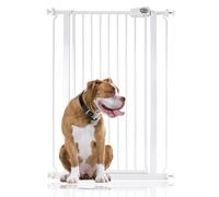 (75cm - 83cm, White) Bettacare Extra Tall Pressure Installed Premium Pet Gate