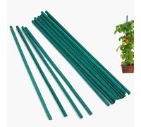 75cm Garden Stakes, 30 pack Bamboo Sticks Plant Support Sticks Green Garden Sticks for Garden Flowers, Vegetables, Weather Resistant Canes Wooden Can