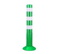 75cm High Visibility Traffic Cones - Durable Plastic Parking Delineators with Screws for Construction Sites, Parking Areas, Caution Posts, Road Signs & Safety Markers