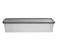 75cm Mini Clear Storage Box 75cm x 18cm x 38cm - Kitchen Storage - Plastic Container - Containers with Lid -Rust Resistant - BPA Free