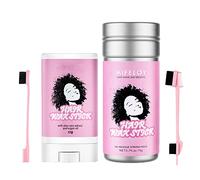 75g Hair Wax Stick, 15g Mini Pomade Tamer for Smoothing Flyaways Edge Control Taming Frizz Hair, Women Slick Back Hair Glue, Bed Head Styling Cream Gel for Wig, 5 In 1 Brush, Edge Brush Comb
