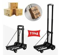 75Kg Heavy Duty Folding Lightweight Hand Sack Trolley Cart Uk