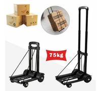 75Kg Heavy Duty Folding Lightweight Hand Sack Trolley Cart Wheel