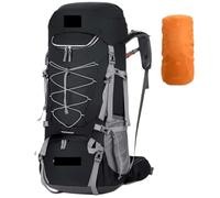 75L Camping Backpack Travel Sport Bag With Rain Cover Climbing Mountaineering Trekking Outdoor Rucksack Hiking Shoulder Men For Outdoor Camping(Black)