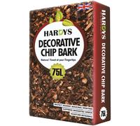 75L Decorative Wood Bark Chippings Mulch Garden Landscaping Play Area Woodchip