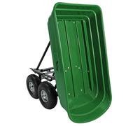 75L Garden Tipping Dump Cart 250 Kg Wheelbarrow Trolley