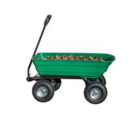 75L Heavy Duty Tipping Garden Truck With 200Kg Capacity With Wheels & Handle