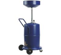 75L Pump Away Mobile Oil Drainer - Female Dry Fit Coupling - Height Adjustable