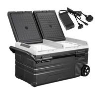 75L Portable Car Fridge, Freezer, 12/24/230V Dual Zone Compressor - DL134