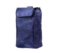 75L Waterproof Oxford Shopping Trolley Bag with Side Pockets | 600D waterproof Oxford cloth with a 75L capacity and foldable design for versatile shopping and storage.