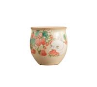 75ml/2.5oz ceramic berry rabbit Ruyao teacup ladies fresh and exquisite drinking utensils-berry cute rabbit