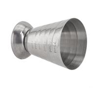 75ml Stainless Steel Measuring Jigger Cup with Multi-Scale Markings for Spirits, Liquor and Mixed Cocktails, Shot Beaker for Home Bar, Parties, Camping and Outdoor