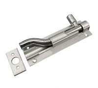 75mm/3" Cranked Aluminium Slide Bolt - Bathroom/Toilet/Shed Door Lock