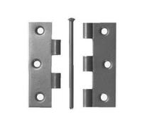 75mm 3" No.1840 Light Butt Hinges - Loose Pin BZP