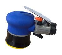 75mm Air Operated Palm Sander - Pneumatic Orbital Sander for Wood, Metal, and Auto Bodywork - Lightweight Compact Handheld Air Tool (11000 RPM)