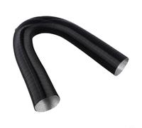 75mm Aluminum Foil Diesel Heater Ducting Hose for 5KW Parking Heaters, Flame Retardant Telescopic Hot and Cold Duct Pipe Compatible with for Webasto and(200CM)