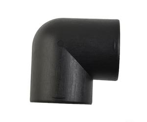 75mm Car Air Heater Ducting Elbow L Shape Vent Outlet Bend Pipe in Black Plastic, Compatible with for Webasto Parking Heater for RV, Trailer and Camper Ventilation Systems