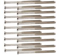 75mm Chrome Electrical Screws Long 40mm, 50mm, 75mm Socket Switch Screw (Pack of 20)