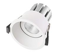 75mm Cut Hole White Round Panel Fire Rated No Flicker Lighting Lingt Recessed Downlights Ceiling Light Fixture Indoor Decoration Spot Light Integrated Compact Accent Lamps 5W 7W 10W 12W Fitting