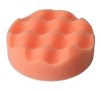 75mm Firm Dense Waffle Starting Mop Sponge for Buffing Polishing Hook + Loop